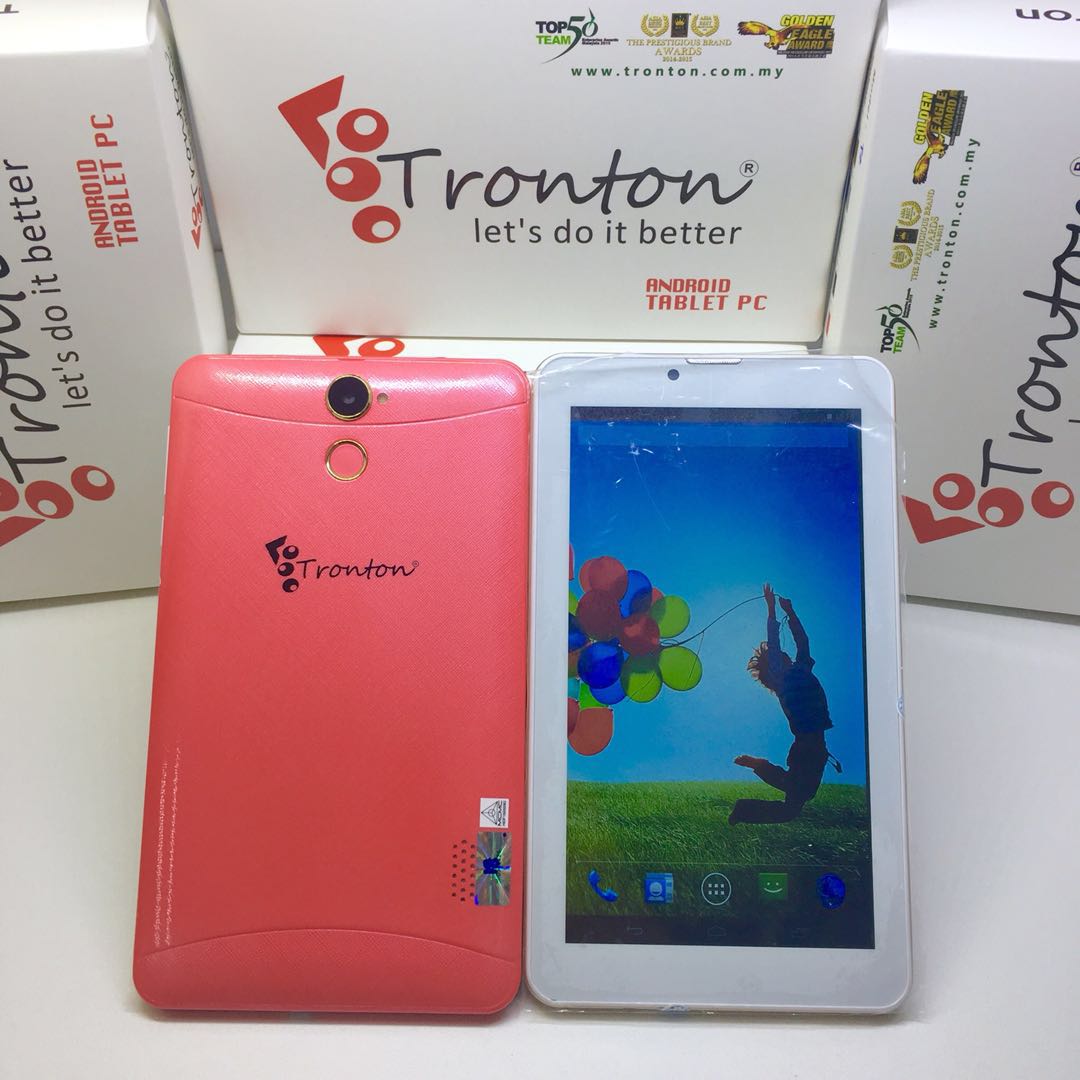 (PINK)TRONTON T7 7''inch DUAL-SIM 3G CALL TAB TABLET (READY STOCK)